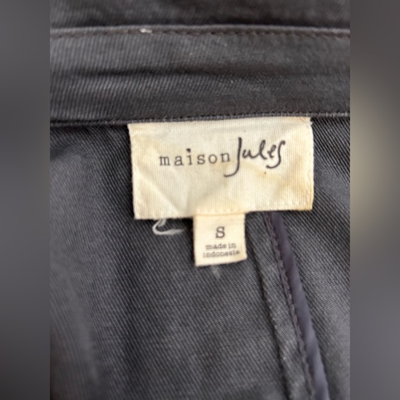 Maison Jules Women’s Grey Utility Vest - Picture 2 of 4